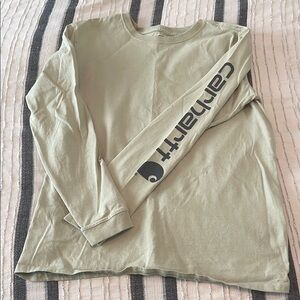 Carhartt Green Long Sleeve Tee Casual Comfort